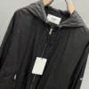 Celine Men's Embroidered Hooded Polyester Jacket