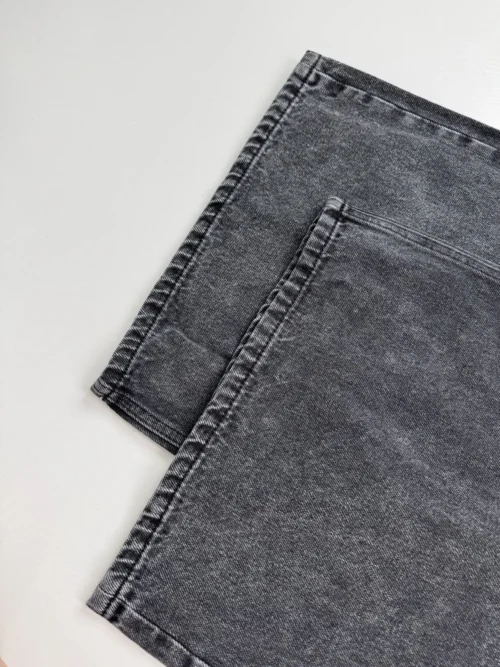 Chanel Men's Rhinestone-Embellished Denim Jeans