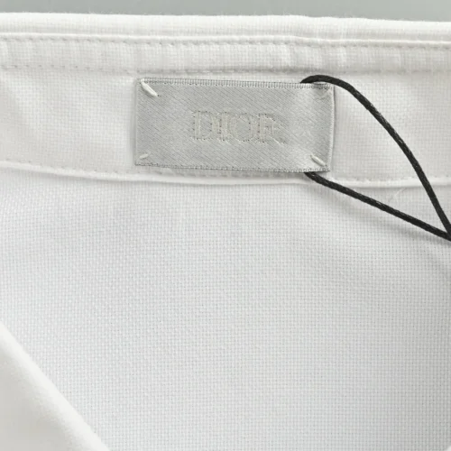 Dior Men's Short-Sleeve Embroidered Cotton Shirt with Pockets - Ref. MWDIOR0021