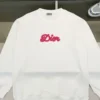 Dior Men's Crewneck Logo-Embroidered 100% Cotton Sweatshirt - Ref. MWDIOR0059