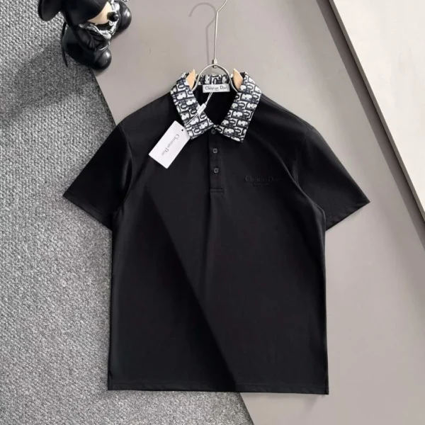Dior Men's Short-Sleeve Jacquard Polo Shirt - Ref. MWDIOR0101