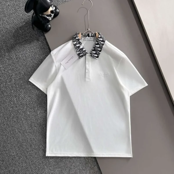 Dior Men's Short-Sleeve Jacquard Polo Shirt - Ref. MWDIOR0102