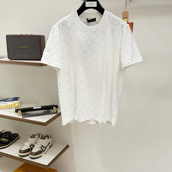 Louis Vuitton Men's Short-Sleeve Crewneck Jacquard T-Shirt - Ref. MWLV0011
