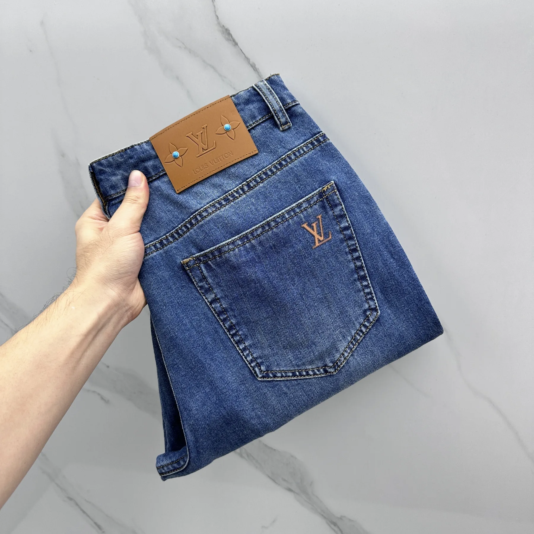 Louis Vuitton Men's Denim Jeans - Ref. MWLV0062