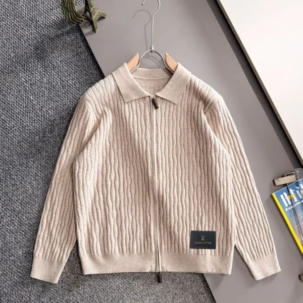 Louis Vuitton Men's Logo-Embroidered Wool Sweater - Ref. MWLV0073