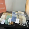 Acne Studios Alpaca-Mohair Blend Scarf in Rainbow Tones - Ref. SCACNESTUDIOS0001