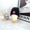 Canada Goose Wool-Acrylic Three-Piece Scarf, Pom-Pom Hat and Gloves Set