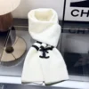 Chanel Unisex Wool Two-Piece Hat and Scarf Set for Winter - Ref. SCCHANEL0005