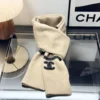 Chanel Unisex Wool Two-Piece Hat and Scarf Set for Winter - Ref. SCCHANEL0007