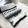 Chanel Reversible Cashmere Knitted Scarf with a Soft Finish - 35 x 200 cm