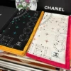 Chanel Constellation-Print Silk Twill Square Scarf with Hand-Rolled Edges - Ref. SCCHANEL0058