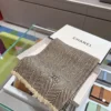 Chanel Herringbone-Pattern Scarf for Layered Styling - Ref. SCCHANEL0117