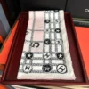 Chanel Double-Sided 18-Momme Scarf with Interwoven Lettering Motifs - Ref. SCCHANEL0142