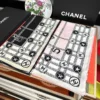 Chanel Double-Sided 18-Momme Scarf with Interwoven Lettering Motifs - Ref. SCCHANEL0143