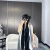 Chanel Cashmere Cable-Knit Scarf and Shoulder Wrap - Ref. SCCHANEL0245