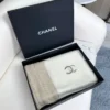 Chanel Cashmere Cable-Knit Scarf and Shoulder Wrap - Ref. SCCHANEL0246