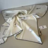 Chanel 100% Silk Square Scarf with No. 5 Perfume Motif - 90 x 90 cm - Ref. SCCHANEL0285