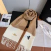 Chanel 100% Cashmere Small Scarf with a Ripple-Textured Finish - Ref. SCCHANEL0315