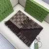 Gucci 100% Cashmere Gradient GG Jacquard Shawl - 45 x 200 cm - Ref. SCCOACH0001