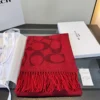 Coach Signature Monogram 97% Wool 3% Cashmere Shawl - 48 x 193 cm - Ref. SCCOACH0015