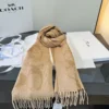 Coach Signature Monogram 97% Wool 3% Cashmere Shawl - 48 x 193 cm - Ref. SCCOACH0016