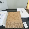 Coach Signature Monogram 97% Wool 3% Cashmere Shawl - 48 x 193 cm - Ref. SCCOACH0016