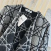 Unidentified Brand Wool Cape with Diamond-Check Jacquard - Ref. SCCOACH0024