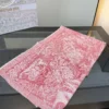 Dior Toile de Jouy Velvet Square Scarf with Jungle Tiger Motifs - 90 x 90 - Ref. SCDIOR0007