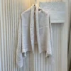 Dior Blush Pink Jacquard Square Scarf and Shawl - Ref. SCDIOR0008