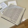 Dior 100% Silk Twill Printed Square Scarf with Hand-Rolled Edges - 90 x 90 cm - Ref. SCDIOR0028