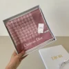 Dior 100% Silk Twill Printed Square Scarf with Hand-Rolled Edges - 90 x 90 cm - Ref. SCDIOR0029
