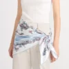 Dior Camo Papillon Reversible 18-Momme Silk Twill Square Scarf - 90 x 90 cm - SDO2520 - Ref. SCDIOR0046