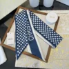 Dior Double-Layer Silk Ribbon Scarf with Polka-Dot Print - 6 x 100 - Ref. SCDIOR0112