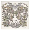 Dior Butterfly Around the World 100% Mulberry Silk Square Scarf - 90 x 90 cm - Ref. SCDIOR0126