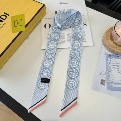Fendi Twilly-Style Narrow Scarf for Hair and Handbag Styling - Ref. SCFENDI0006