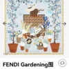 Fendi Reversible 18-Momme Silk Twill Square Scarf - 90 x 90 cm - SFD2604 - Ref. SCFENDI0021