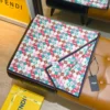 Fendi Reversible 18-Momme Silk Twill Square Scarf - 90 x 90 cm - SFD2606 - Ref. SCFENDI0025