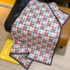 Fendi Reversible 18-Momme Silk Twill Square Scarf - 90 x 90 cm - SFD2606 - Ref. SCFENDI0025