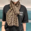Fendi Unisex Cashmere Knitted Scarf with a Soft Finish - Ref. SCFENDI0039