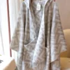 Fendi Pure Cashmere FF Hooded Cape and Shawl with Large Pockets - Ref. SCFENDI0041