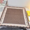 Fendi 100% Silk Square Scarf with FF, Baguette and Peekaboo Motifs - 90 x 90 cm - Ref. SCFENDI0050