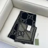 Gucci 100% Wool Scarf with Interlocking GG Motifs - 180 x 47 cm - Ref. SCGUCCI0001