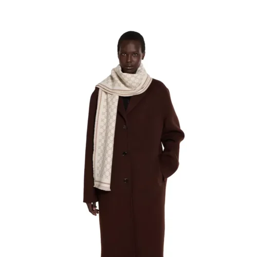 Gucci Reversible 100% Wool Scarf with Contrasting Sides - 47 x 180 cm - RGC2524 - Ref. SCGUCCI0021