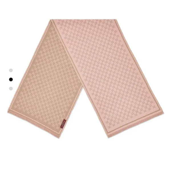 Gucci Reversible 100% Wool Scarf with Contrasting Sides - 47 x 180 cm - RGC2524 - Ref. SCGUCCI0022