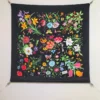 Gucci Allover Floral Reversible 18-Momme Silk Twill Square Scarf - 90 x 90 cm - SGC2510 - Ref. SCGUCCI0032