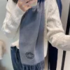 Hermes Men's Heavyweight Gradient Scarf with a Soft Finish - Ref. SCHERMES0004