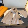Louis Vuitton Unisex 100% Cashmere Two-Piece Winter Hat and Scarf Set - Ref. SCLV0008