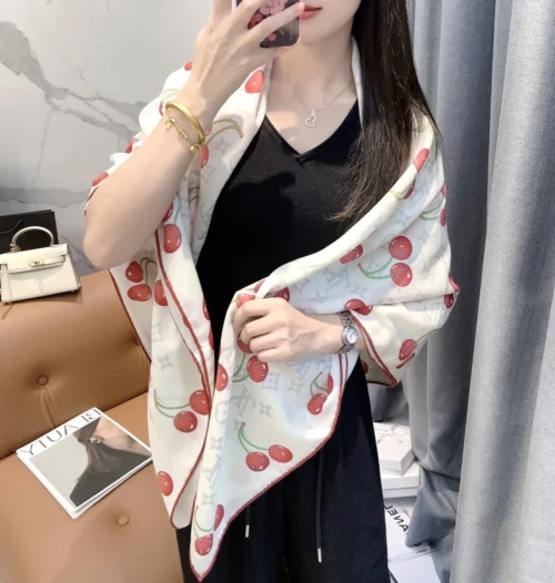 Louis Vuitton Monogram Reversible Square Scarf