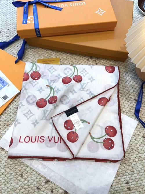 Louis Vuitton Monogram Reversible Square Scarf