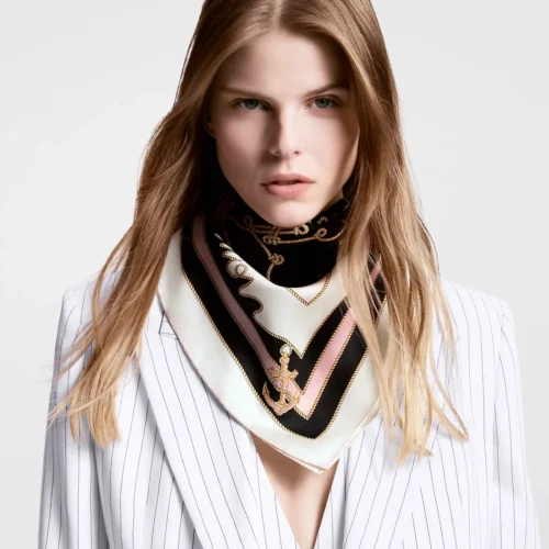 Louis Vuitton Reversible Silk Twill Scarf - 90 x 90 cm